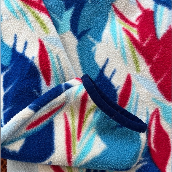 Patagonia Synchilla Feather Dance Channel Blue snap-t pullover size S - Picture 4 of 5